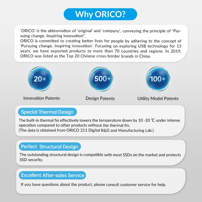 Orico M.2 NVMe - MM2C3-G2-GR