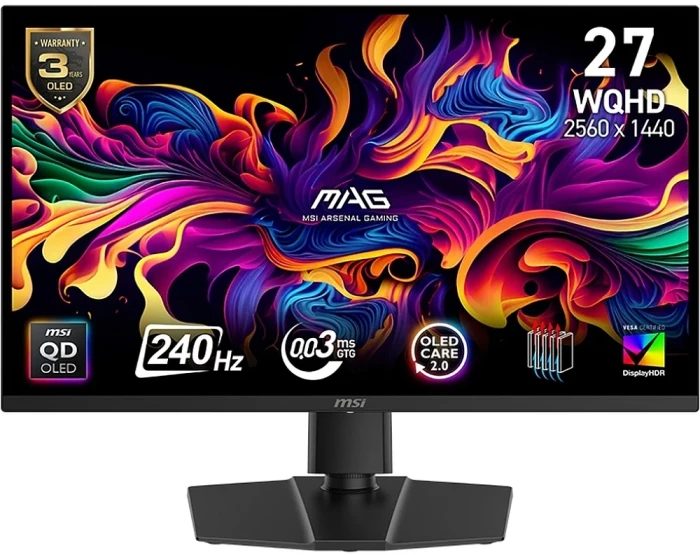 MSI MAG 271QP QD-OLED X24 26.5" 240Hz