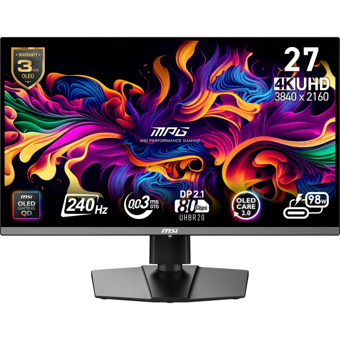 MSI MPG 272URX 26.5" QD-OLED 4K 240Hz