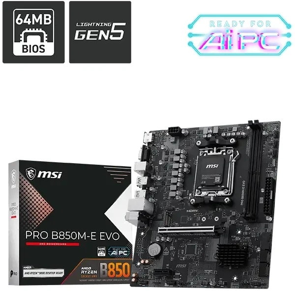 MSI PRO B850M-E EVO