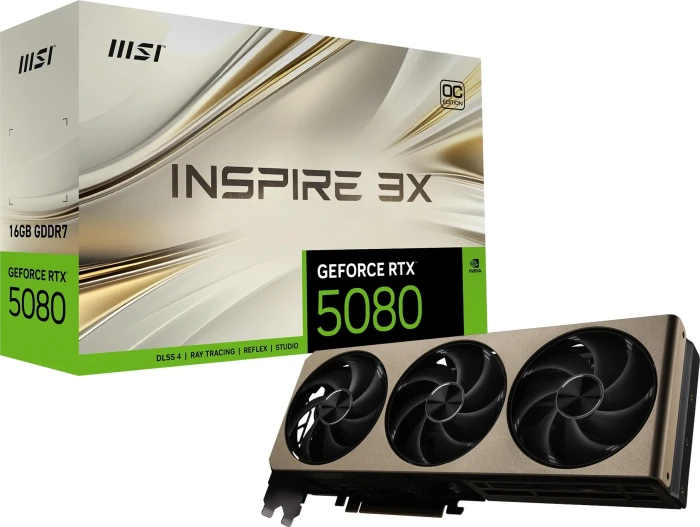 MSI RTX 5080 16G INSPIRE 3X OC