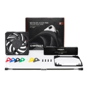 Noctua 120mm NF-A12x25-PWM chromax.black swap