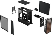FRACTAL DESIGN North Charcoal Black TG Dark