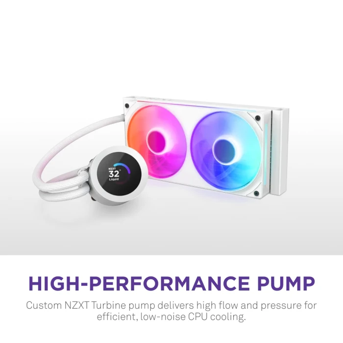 NZXT Kraken Plus 240 RGB LCD White