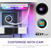 NZXT Kraken Plus 240 RGB LCD White