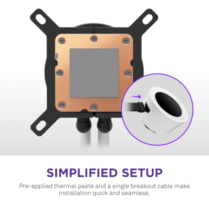 NZXT Kraken Plus 240 RGB LCD White
