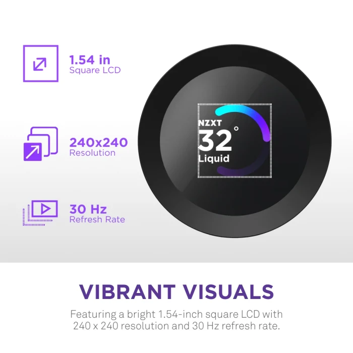 NZXT Kraken Plus 360 RGB LCD Black