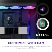 NZXT Kraken Plus 360 RGB LCD Black