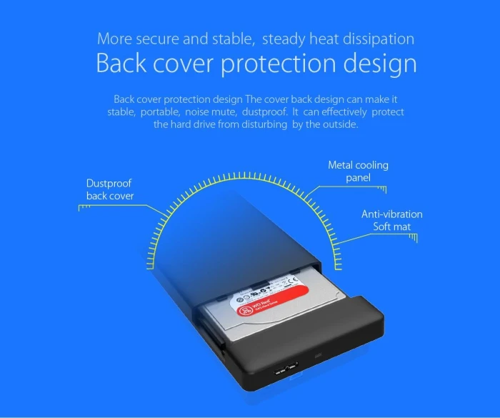 Orico 2.5 inch USB3.0 - 2588US3-V1-SV