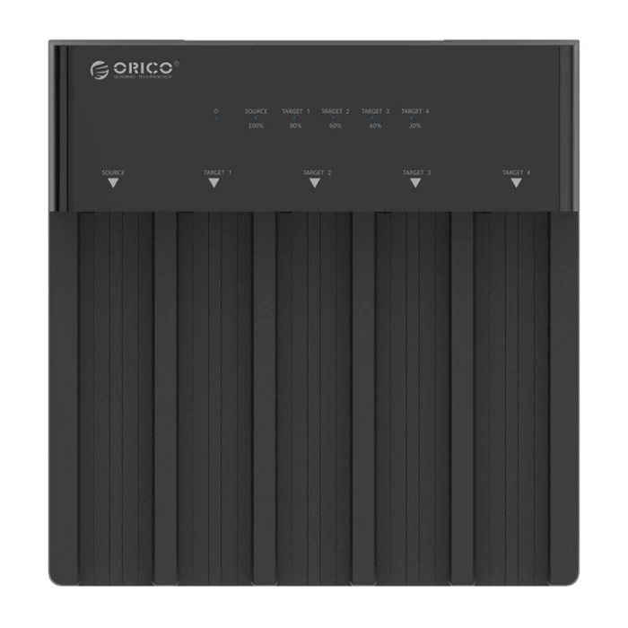 Orico докинг станция Storage - HDD/SSD Dock/Duplicator - 5x 2.5 and 3.5 inch USB3.0 - 6558US3
