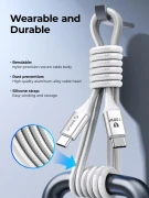 Orico кабел USB C-to-C PD 100W Charging 1.0m Black