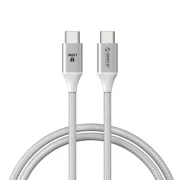 Orico кабел USB C-to-C PD 100W Charging 1.0m White