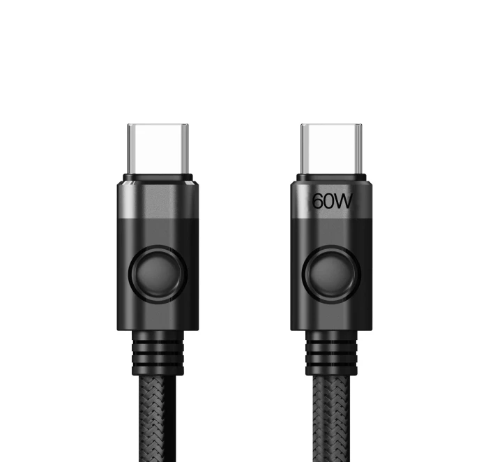 Orico кабел USB C-to-C PD 60W Charging 1.0m Black