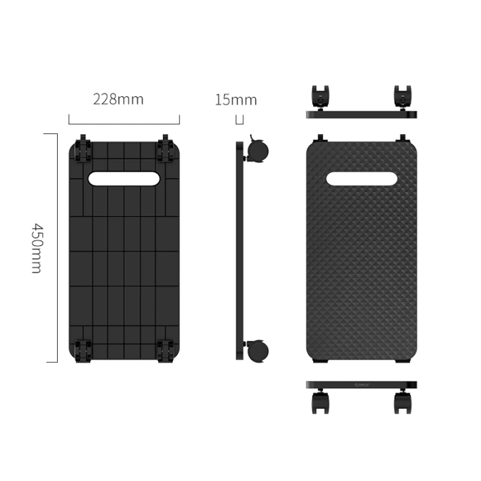 Orico поставка за компютър PC Stand - Computer Bracket - Water Resistant, Black - CPB1-BK