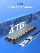 Orico външна кутия за диск M.2 NVMe/SATA M/B key