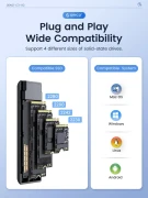 Orico външна кутия за диск M.2 NVMe/SATA M/B key