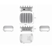 Orico Charger Station 220V - 5 x USB 40W White - DUK-5P-EU-WH