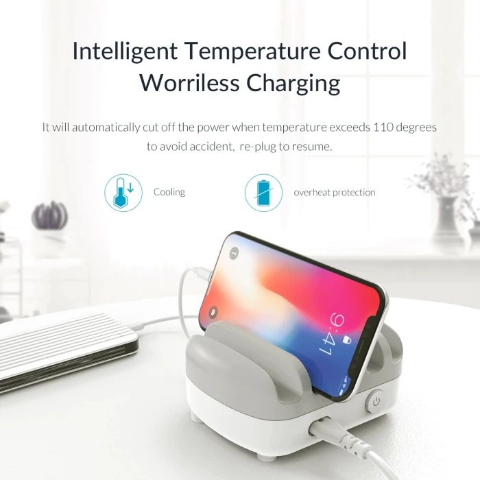 Orico Charger Station 220V - 5 x USB 40W White - DUK-5P-EU-WH