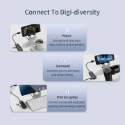 Orico хъб USB2.0 HUB 4 port White - FL02-WH