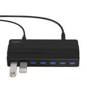 Orico хъб USB3.0 HUB 7 port Black - H7928-U3-V1-BK