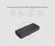 Orico хъб USB3.0 HUB 7 port Black - H7928-U3-V1-BK