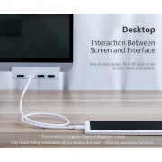 Orico хъб USB 3.0 HUB Clip Type 4 port - Aluminum - MH4PU-SV