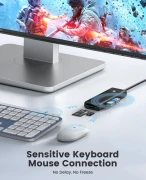 Orico хъб HUB USB3.1 Type-C - 3 x USB3.0, SD, TF - PAPW3AT-C3-015-BK