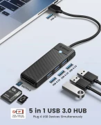 Orico хъб USB3.0 HUB - 3 x USB3.0, SD, TF
