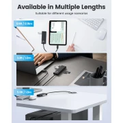 Orico хъб USB3.0 HUB - 3 x USB3.0, SD, TF