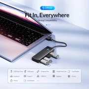 Orico хъб HUB USB3.0 4 port Black - PAPW4A-U3-015-BK