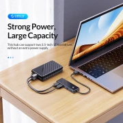 Orico хъб HUB USB3.0 4 port Black - PAPW4A-U3-015-BK