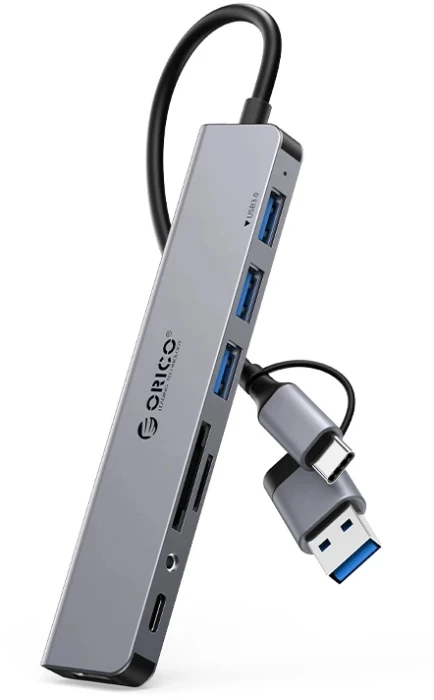 Orico YSA8-U3 USB-A/C 8in1