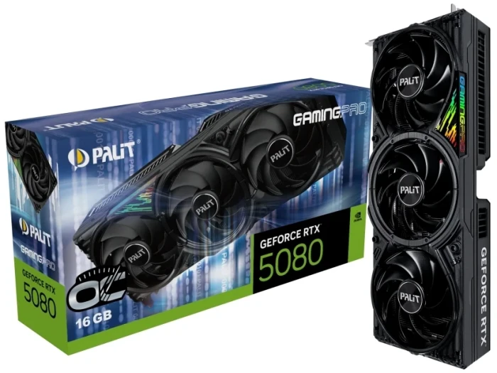 PALIT RTX 5080 GamingPro OC 16GB