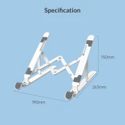 Orico поставка за лаптоп Laptop Stand - White - PFB-A24-WH