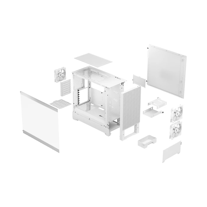 FRACTAL DESIGN POP AIR RGB WHITE TG Clear