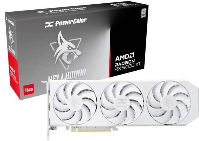 Powercolor Hellhound Spectral White RX 9060 XT 16GB