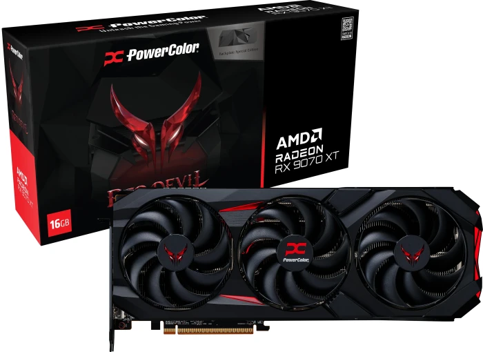 PowerColor Red Devil RX 9070 XT 16GB Backplate Special Edition