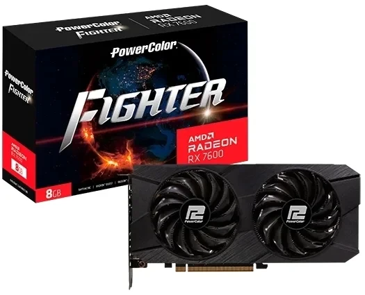 POWERCOLOR RX 7600 Fighter V2 8GB