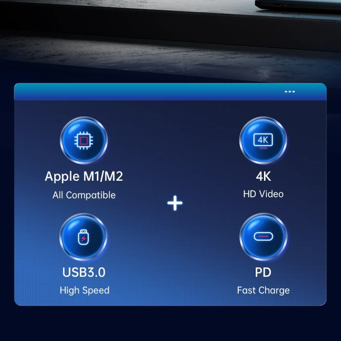 Orico Docking Station PW11-5P-GY-EP - HDMI, USB3.0 x1, USB2.0 x1