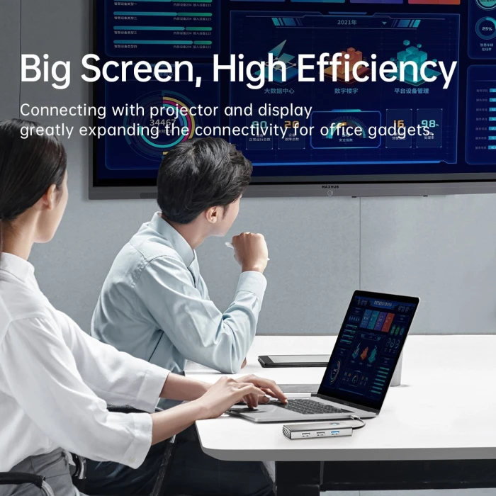 Orico Docking Station PW11-5P-GY-EP - HDMI, USB3.0 x1, USB2.0 x1