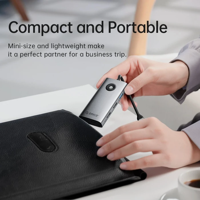 Orico Docking Station PW11-5P-GY-EP - HDMI, USB3.0 x1, USB2.0 x1