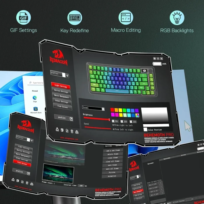 Redragon Behemoth Pro K724GBG