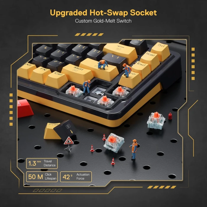 Redragon Elf PBT Gold Switch