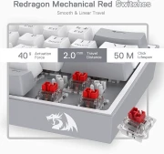 Redragon Fizz K617-RGB-GW