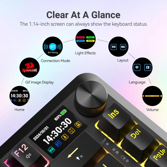 Redragon Flekact Pro K708 - Linear