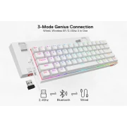 Redragon DRACONIC K530 PRO WHITE