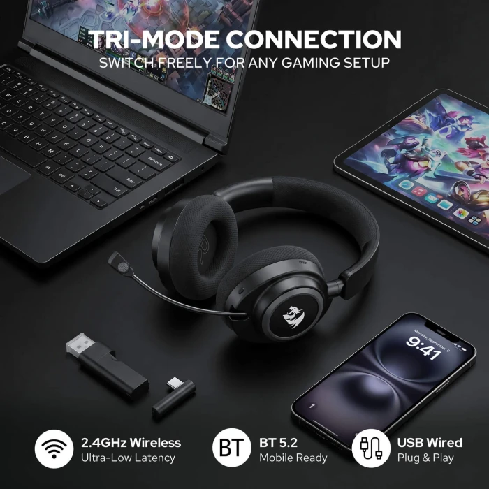 Redragon Nyx Pro H891 - Black