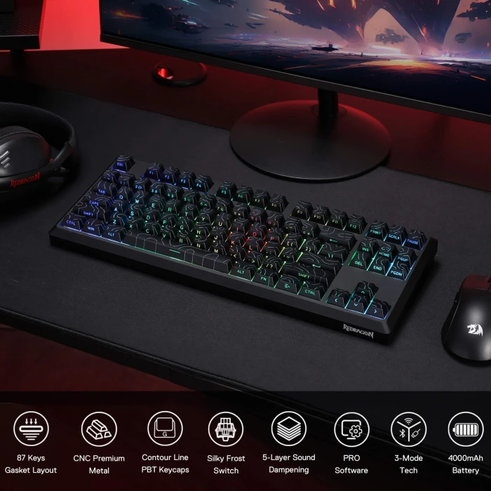 Redragon Uranus 87 Pro K737B