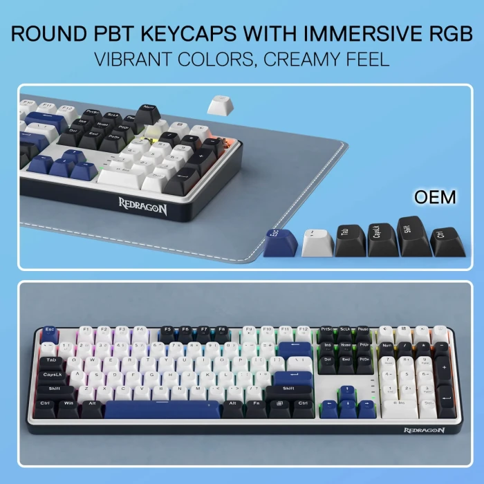 Redragon Wyvern K689WBB-RGB