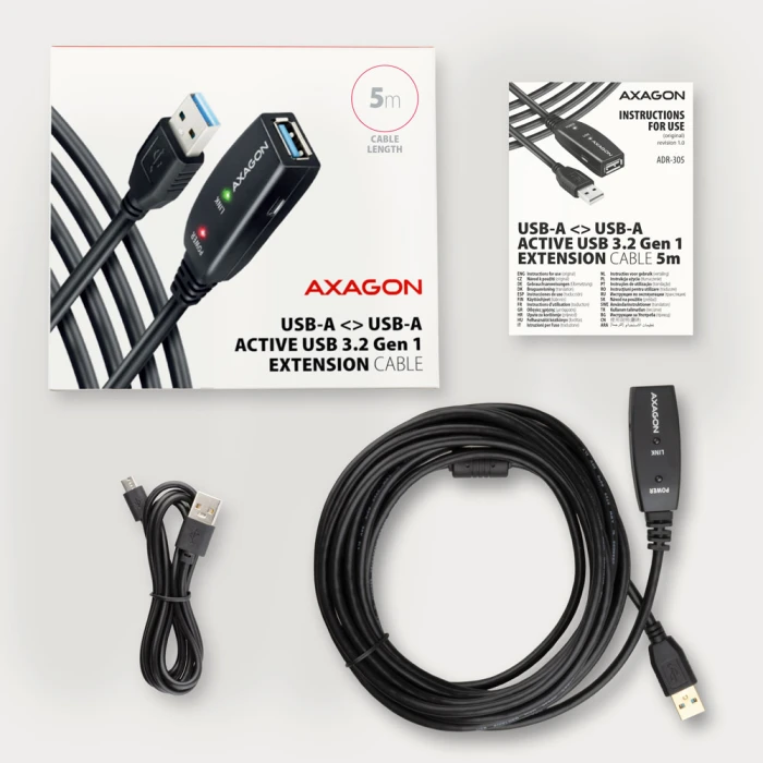 Repeater Удължител USB-A 5Gbps - 5.0m